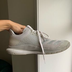 Size 8 1/2 Grey Adidas Sneakers
